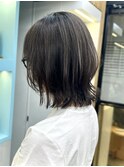 〈a32〉ショート韓国ボブハイライト髪質改善ブリーチ前髪20代30