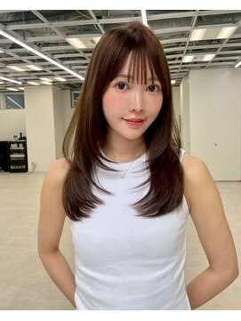 ユーフォリア 銀座(Euphoria) ロングカット レイヤーカット 透明感カラー