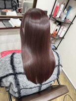 ボクノ 6号店 大橋(bokuno)&nbsp;【 chika 】髪質改善縮毛矯正 / ダークパープル / 美髪ロング