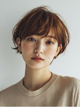 ロディーナ 大口 新子安(rodina) 着物ヘア/ダークアッシュ/ミディアムレイヤーカット/大口子安