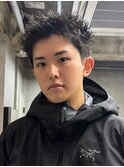 スパイキーショート/アップバング/フェード/mem's/眉毛
