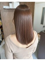 零秒女髪 千里丘店 上品な艶感で魅せるまとまりロングスタイル髪質改善艶髪