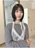 20代30代40代 レイヤーボブ/ミルクブラウン