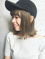 ローランド(Rowland)&nbsp;切りっぱなしボブ☆カーキMIX☆