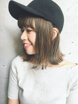 ローランド(Rowland) 切りっぱなしボブ☆カーキMIX☆