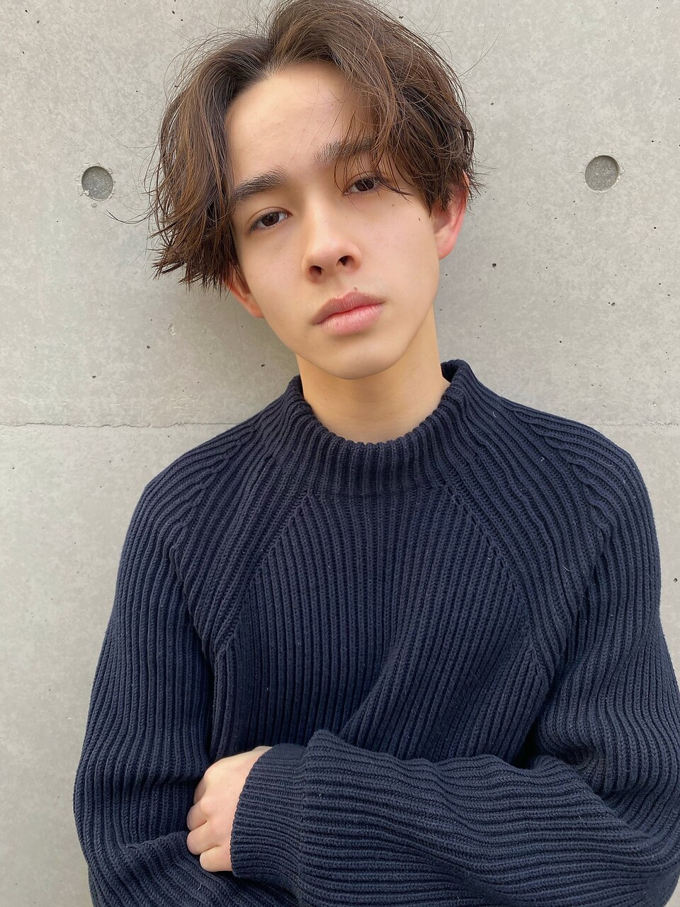 natural rough center part：L064436602｜アニー(ANY)のヘアスタイル