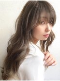 表参道 デジタルパーマ イルミナ アッシュブラウン 春 栗原/813