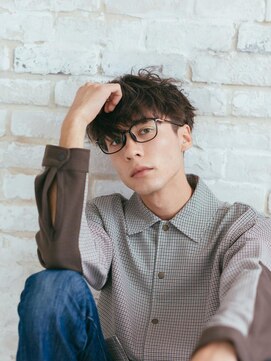 アンシェリ(Ancheri by flammeum) ツーブロック刈り上げ×ハネ感スタイル【藤沢】