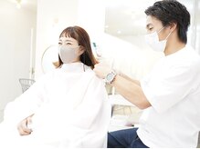 【施術 - カット - 】※似合わせ・小顔・トレンド　※マスク着用のまま施術可能