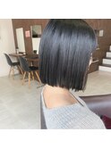 大人可愛い王道ボブ