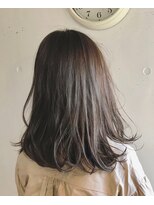 美容室 メザミー MESAMIES 20代30代☆大人可愛いマットアッシュふんわりセミディ