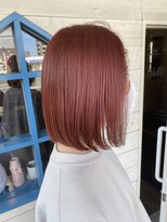 ヒマワリ(HIMAWARI)&nbsp;チェリーピンク　ローズピンク　ピンク　ボブ　切りっぱなし