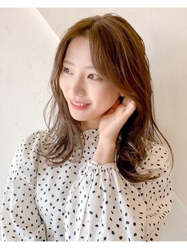 オーブ ヘアー レーヴ 自由が丘店(AUBE HAIR reve) 20代・30代_くびれミディ