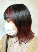 【CECIL 下北沢】グラデーション×ポイントカラー×レッド