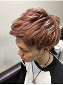 韓国風マッシュ×ピンクアッシュ☆
