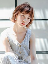 エムスラッシュ たまプラーザ(M.SLASH)&nbsp;■大人ハイライト外ハネショートウルフMSLASHたまプラーザ8-11★