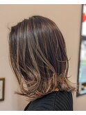 バレヤージュカット