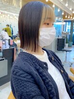 ロンドシエル 横浜(Lond ciel)&nbsp;インナーカラーイヤリングカラーハイトーン×韓国【横浜】