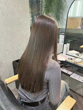 ゼスト クレス(ZEST Cres) 【立川CRES吉岡俊】★酸性ストレート 髪質改善 ロングスタイル