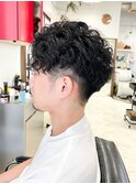 刈り上げパーマ
