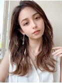 大人かわいい似合わせカット/ハイライト/美髪/髪質改善/新宿
