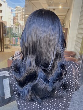 アース 北浦和店(HAIR&MAKE EARTH) ミッドナイトブルー