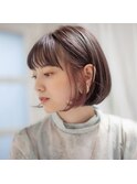 【髪質改善】パープル系イヤリングカラー Ash清瀬 大嶋