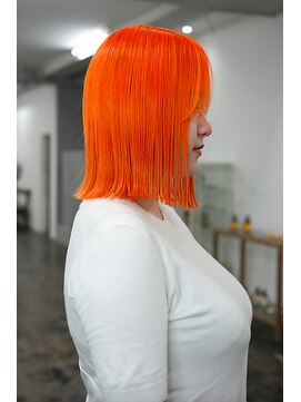 マーシー(MAAAAAC) 【MAAAAAC】ハイトーンオレンジボブ