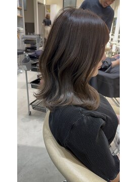 ロンドネートゥル 新潟(Lond naitre) オリーブグレージュレイヤーミディアム