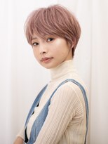 ピークアブー アヴェダ アトレ恵比寿(PEEK-A-BOO AVEDA) 大人の女性に向けた美フォルム丸みショートボブピンクベージュ