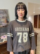 ヘアーアイストゥーレ(HAIR ICI TRE)&nbsp;レイヤー　ウルフ　ウルフパーマ　ニュアンスパーマ　担当桜桃