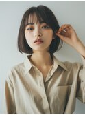 小顔ショート×ワンカールボブ