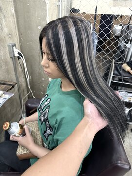 ヘアカロン 熊本本店(Hair CALON) コントラストハイライト/バレイヤージュ