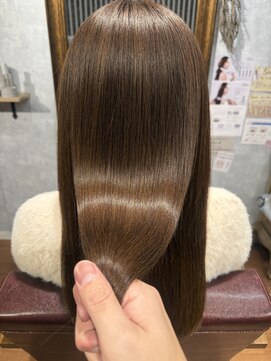 マスト ヘアー(must hair) 髪質改善カラー×ショコラブラウン大人キレイなロングスタイル