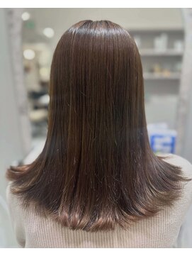 エレノア アネックス銀座(Eleanor) モカベージュ×外はねロブ