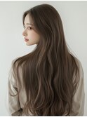 小顔ロング#髪質改善#白髪ぼかし#鎌倉#40代#50代#グレージュ