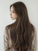 エダ 鎌倉(edA.) 小顔ロング#髪質改善#白髪ぼかし#鎌倉#40代#50代#グレージュ