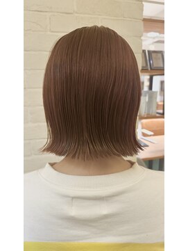 ココナ ヘア メゾンプリュス(cocona hair maison+) オレンジ　切りっぱなし
