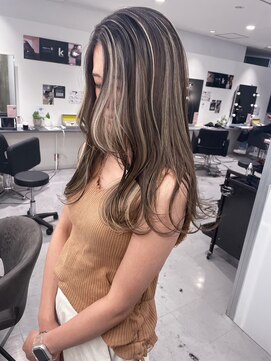 キング 枚方店(K!ng) 縮毛矯正髪質改善ハイライトレイヤーカット枚方美容室エクステ