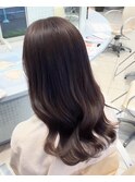 透明感ラベンダーブラウン