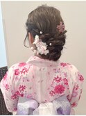 【ヘアセット担当・大村】花火大会/天神祭/浴衣/ヘアアレンジ
