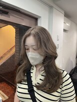 セレーネヘアー 難波店(Selene hair)&nbsp;ミルクティーグレージュ