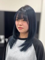 ジエクト 本店(The Ect)&nbsp;韓国風巻き/ブルーカラー/レイヤーカット