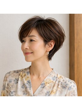 スープレックス ヘアーデザイン(SOUPREX HAIR DESIGN) ミセス柔らか大人ショートボブ　20代 30代 40代 50代 60代