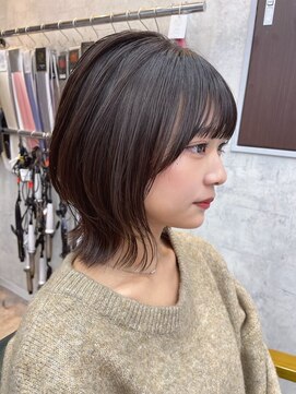 リファイン バイ アフィナー 本厚木店(Refine by Afinar) ブリーチハイライト髪質改善ダブルカラーレイヤーカット/本厚木