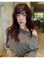 ケイトミラー(KATE Mirror)&nbsp;チェリーレッド×レイヤーミディ MAKO