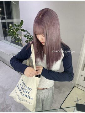 キオク(KIOX) ラベンダーグレージュ/ラベンダー/ハイトーン/ワンカラー/名古屋