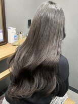ビーヘアー(BE hair) プルエクステ×アッシュグレージュ