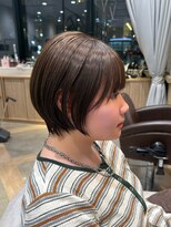ザザ シンジュク(ZA/ZA shinjuku)&nbsp;透明感カラー/ショート/くびれショート/顔周りカット