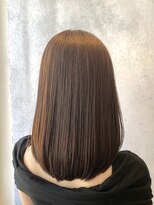 ヘアアンドメイク スタジオ ミムロ(HAIR&MAKE STUDIO MIMURO)&nbsp;酸性ストレートパーマ+悟式髪質改善トリートメント